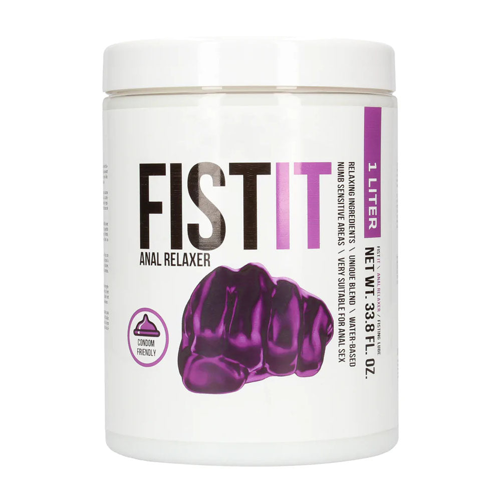 Pharmquests Fist-It Anal Relaxer - Water Based Relaxing Lubricant - 1000 ml Tub Shots Toys